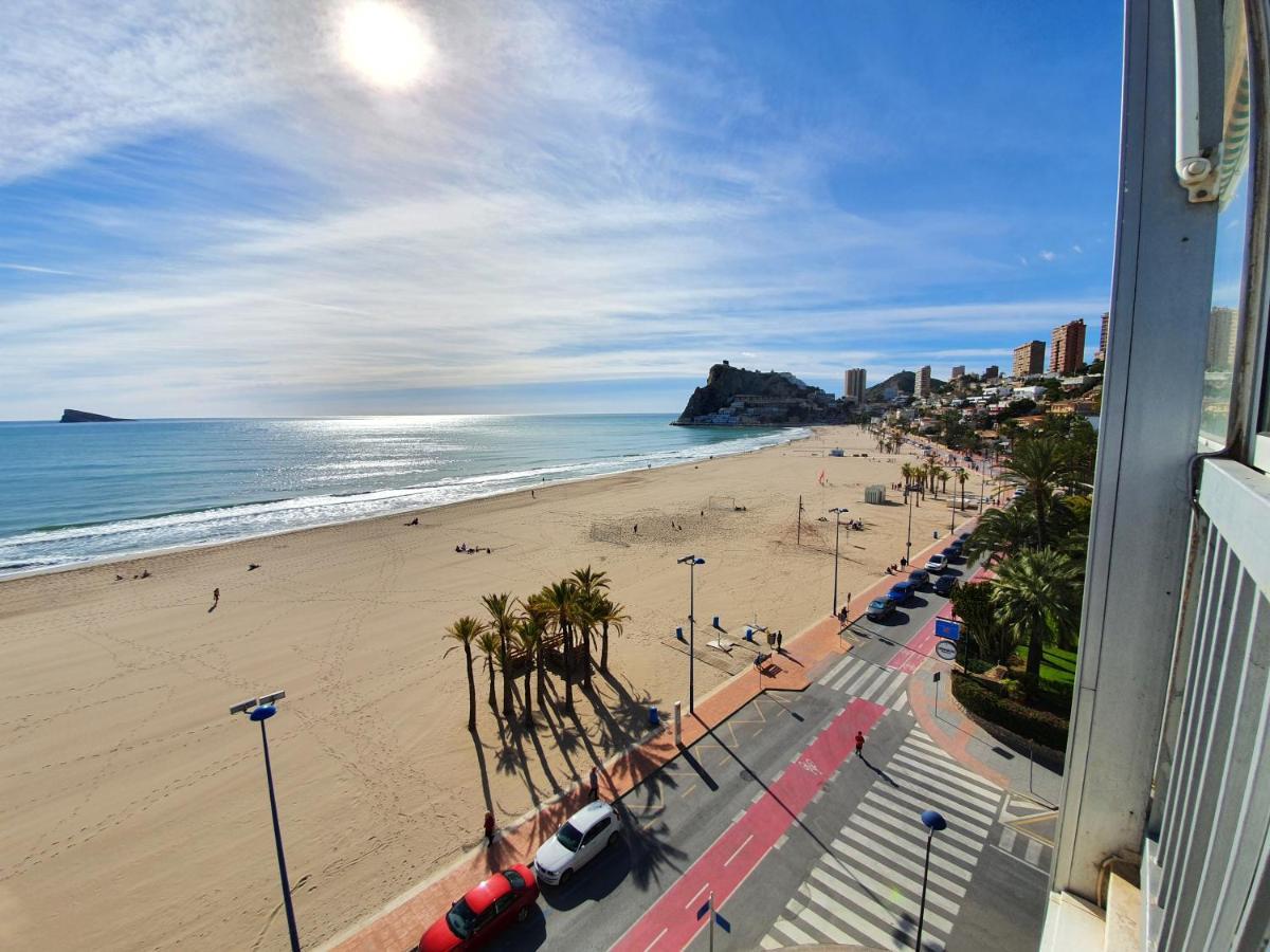 Esmeralda, Benidorm Beachfront Poniente, 1st line Frontal Seaview, Ocean Terrace Buitenkant foto