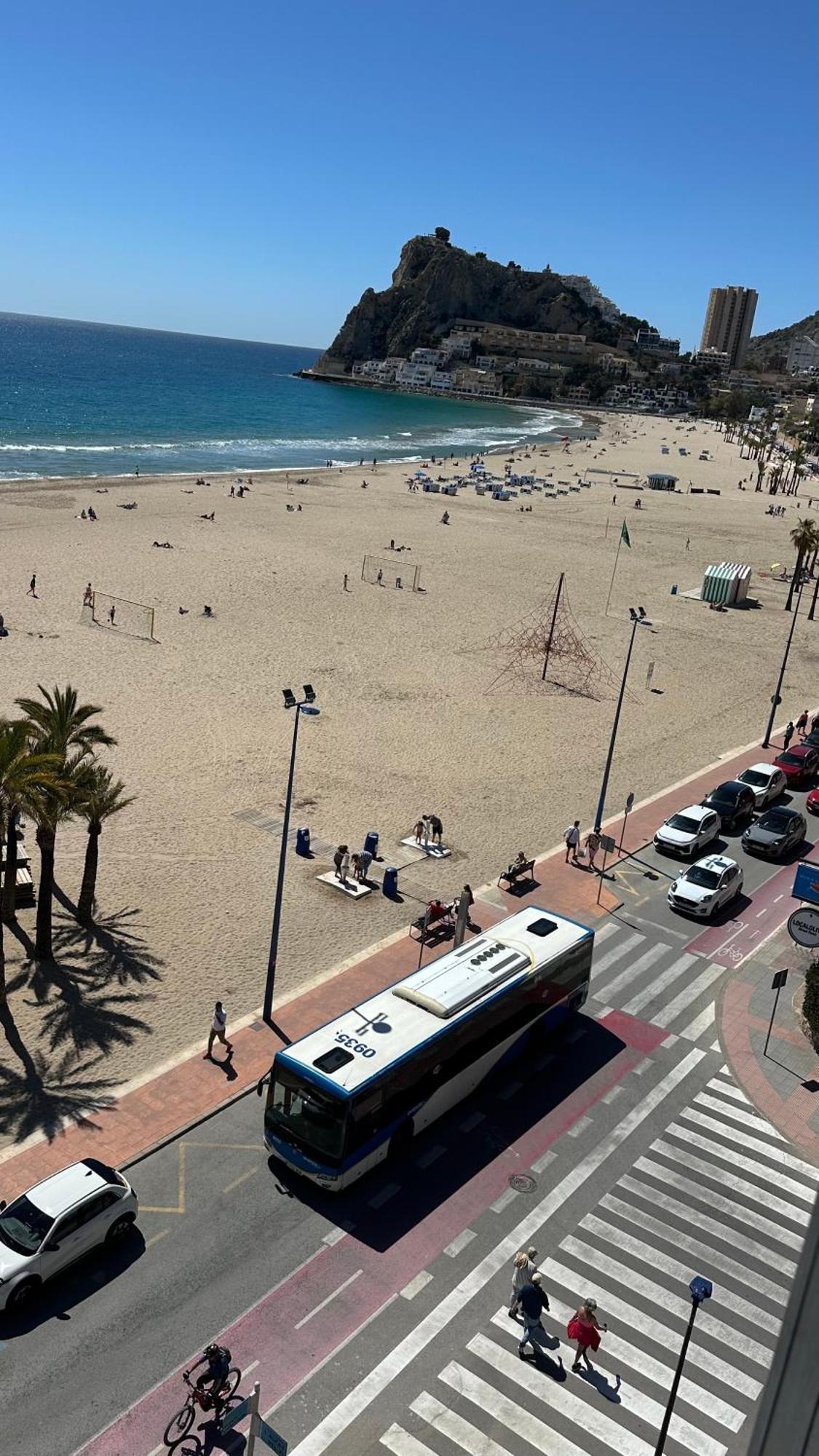 Esmeralda, Benidorm Beachfront Poniente, 1st line Frontal Seaview, Ocean Terrace Buitenkant foto